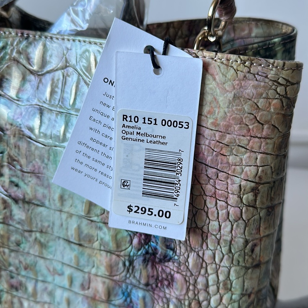 Brahmin Amelia Opal Melbourne Bucket Bag - Picture 4 of 8